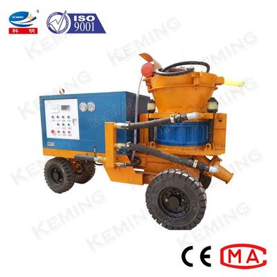 Concrete Spraying Machines Dry Concrete Sprayer Machine Shotcrete Gunite Equipment With Compressor