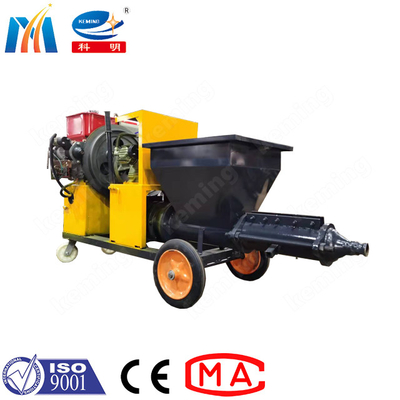دیزل KLW 120 ماشین اسپری سنگ خمیر حفاظت از سطح دیوار